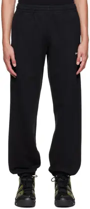 Arrows-print track pants L Black