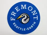 BEER Breweriana STICKER ~ FREMONT Brewing Co ~ Seattle, WASHINGTON Blue Heron