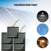 1/2/3/4/5/10Pcs Polycrystalline Solar Panel Cell 2V 130mA 0.2W DIY Garden Lights