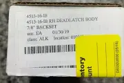 NEW Adams Rite 4513-16-IB RH Deadlatch Body 7/8" Backset Fast Free Priority Ship