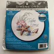 Dimensions Learn A Craft Take Time #73060 Beach Shells Counted Cross Stitch