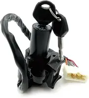 Ignition Switch for Kawasaki for Ninja 250 300 EX250 EX300 ER250 Z250 Z300 250SL Motorcycle Ignition Switch Fuel Gas Cap Cover Lock Keys Motorcycle Ignition Switch Lock(Ignition Switch Lock)