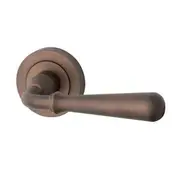KR Lucas Pavtom Allure Door Lever on Round Rose Concealed Fix