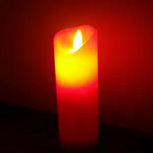 電子蠟燭燈 紅色LED電子蠟燭燈 仿真石蠟假蠟燭餐廳婚慶表白裝飾創意蠟燭酒吧【HZ62518】