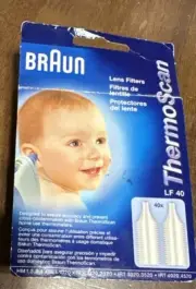 Braun Ear Thermoscan Lens Filters 40 Count (LF40)