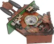 JECOMPRIS Decorative Cuckoo Clock Moving Pendulum Silent Quartz Movement for Office Home Decor