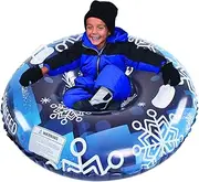 Inflatable Snow Tube - 80cm Heavy Duty Snow Tube Outdoor Snow Toys,Winter Toys Wear-Resistant Sledding Tube for Outdoor Playing