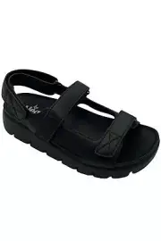 Alegria Adjustable Backstrap Sport Sandals Henlee Black