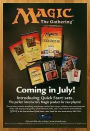 1996 Magic The Gathering Quick Start Sets Print Ad/Poster CCG TCG Cards Art 90s