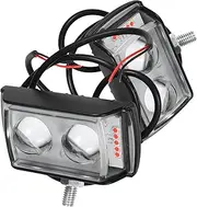 CHILDWEET 1 Pair LED Spot Lights for Car and Motorcycle High Strength Off Road Lighting Compatibility for Night Visibility and Enhanced Appearance