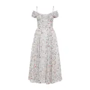 [Giambattista Valli] Giambattista Valli-Multicolored Georgette Dress-Donna 40 IT