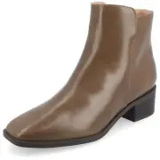 Journee Womens Tru Comfort Foam Cappri Inside Zip Entry Square Toe Booties Taupe