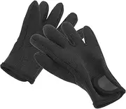 NULYLU Professional Fishing Gloves Bicycle Gloves Men Convenient Fishing Gloves Work-Out Gloves Windproof Gloves Mens Riding Gloves Outdoor Supply Winter Gloves Black Sponge