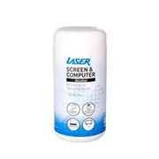Antibacterial LASER Clean Range 100 Alcohol Base Cleaning WIPES Model CL-1858C