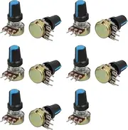 Aexit 11 (Control electrical) Pcs 10K ohm Adjustable Rotary Shaft Audio Taper (63ry650qf78) Potentiometer Replacement