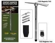 4in1 47.5 cm 18-5/8" Compact Magnetic Prospectors Pick Collapsed 24cm