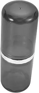 ASAKKURA Portable Mouthwash Cup Portable Toothbrush Holder Transparent Toothpaste Carrier Toothbrush Holders with Cover Travel Toothbrush Container Clear Pen Cup Electric Toothbrush Case