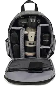 ELAYARD 1pc Camera Backpack Lightweight Nylon DSLR Bag for Outdoor Activities Compact Design Fits Camera Gear for Hiking and Travel