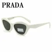 Prada PRA02SF 17K08Z 55 Sunglasses Dark Gray White