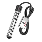 Immersion Water Heater, 2500W Electric Bucket Heater with Timer Auto Shut off Ho
