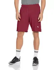 PUMA mens Liga Core Shorts, Cordovan/White, Small US Sz_Small_Cordovan/White