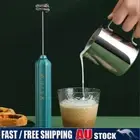 Electric Whisk Rechargeable Milk Frother Handheld 3 Speed Mixer Foam Maker USB