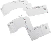 COSMEVIVI Cultural Style Mahjong Large Print Poker Mahjong Cards Perfect for Home Table Games
