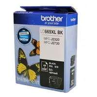 在飛比找Yahoo奇摩購物中心優惠-Brother LC669XL BK 原廠高容量黑色墨水匣 