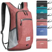 Hiking Backpack 10L Small Travel Backpack Lightweight Daypack Foldable Red