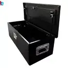 30'' For Pickup Trailer RV Storage Tool Box Black Aluminum Truck Toolbox