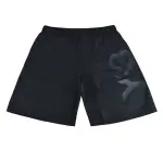 【Y-3 山本耀司】Y-3 大黑字LOGO棉質休閒短褲(平輸品/男款/黑)