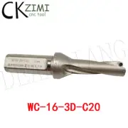 1× C20-3D-16 WC03 CNC U Drill / Indexable Drill Bit ΦWC-16-3D-C20,For WCMT030208