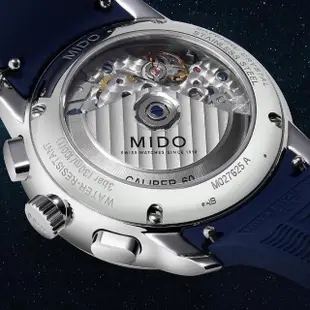 【MIDO 美度】Baroncelli 永恆系列 月相計時機械錶 母親節(M0276251704100)