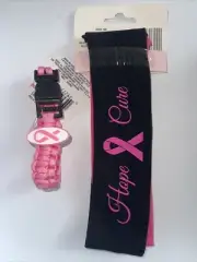 Breast Cancer Awareness headbands And Bracelet Light Pink