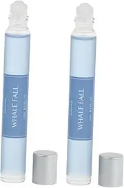 Roll-on Perfume Set 2pcs Women Men Body Perfume Long Cologne for Daily Use No Harmful Ingredients for Occasion