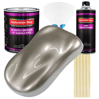 Restoration Shop Warm Gray Metallic Acrylic Urethane Gallon Kit Auto Paint