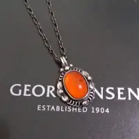 在飛比找Yahoo!奇摩拍賣優惠-GEORG JENSEN 喬治傑生 1995年度項鍊 首刻版