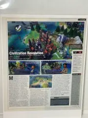 Civilization revolution video game review magazine article print ad wall art