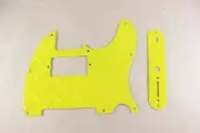 Yellow Humbucking Aluminum Diamond Plate Tele Pickguard Set Fender Telecaster