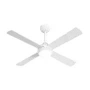 Vevare 52'' Ceiling Fan AC Motor With Light Remote Control Fans 4 Blades White