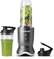NutriBullet Ultra 1200, High Speed Personal Blender - 1200W blender with Titanium Coated Rapid Extractor Blade, Tritan Renew Cups, Illuminated Interface, Enhanced Blade Durability (NB07500-1206DG)