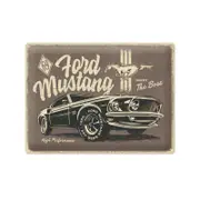 Nostalgic-Art Large Sign Ford Mustang - Meet The Boss