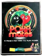 Pokamates Board Game Family Fun Way To Play Poker Cards Scrabble Ages 12 and Up
