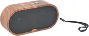 Portable Wireless Speaker - Wood Grain Retro Portable Speaker,Rechargeable Player Accessories Support TF Card Small Home Decor for Indoor Women Men