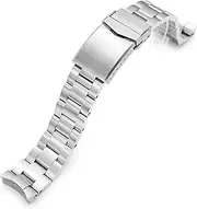 [MiLTAT] 20mm Super-O Boyer Watch Band compatible with Seiko 5 Sports 40mm SRPE51 SRPE53 SRPG35, Man's size, Agate
