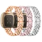 Diamond Strap Watch Band Bracelet Metal For Fitbit Versa 4/3/Sense 2/Sense