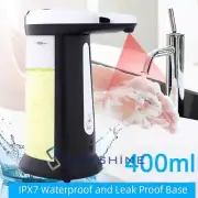 400ml Automatic Soap Dispenser Sanitizer Hands-Free IR Sensor Touchless Bottle