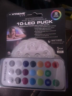 10-LED Waterproof & Submersible Lights With Remote