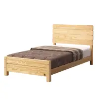 在飛比找momo購物網優惠-【唯熙傢俱】威爾遜松木3.5尺單人床(臥室 單人床 實木床架