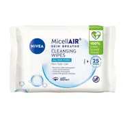 Nivea Daily Essentials Micellar Facial Wipes 25 Pack